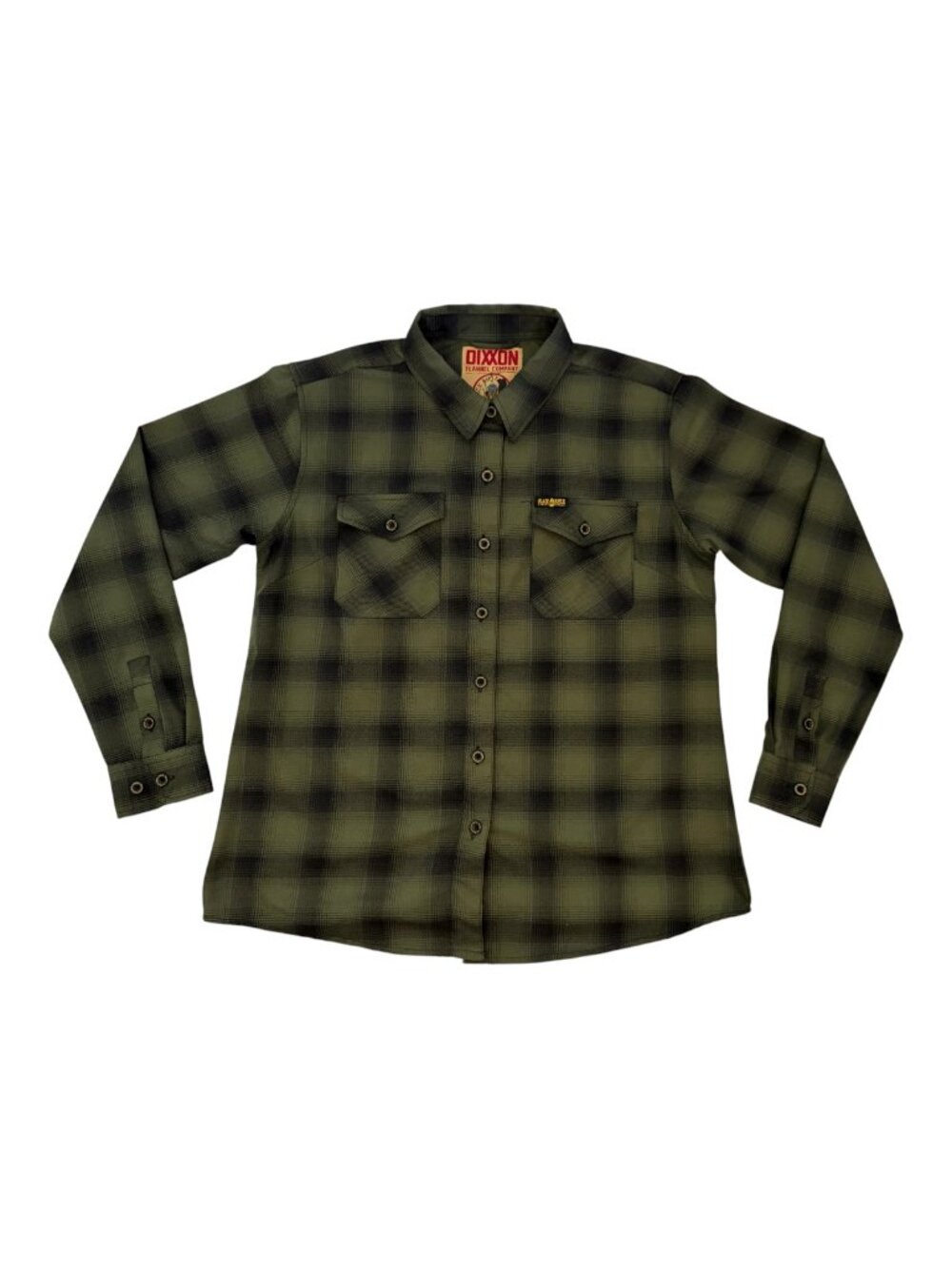 Dixxon Women's Fireside Flannel Black Rifle Coffee Company Green Plaid XL